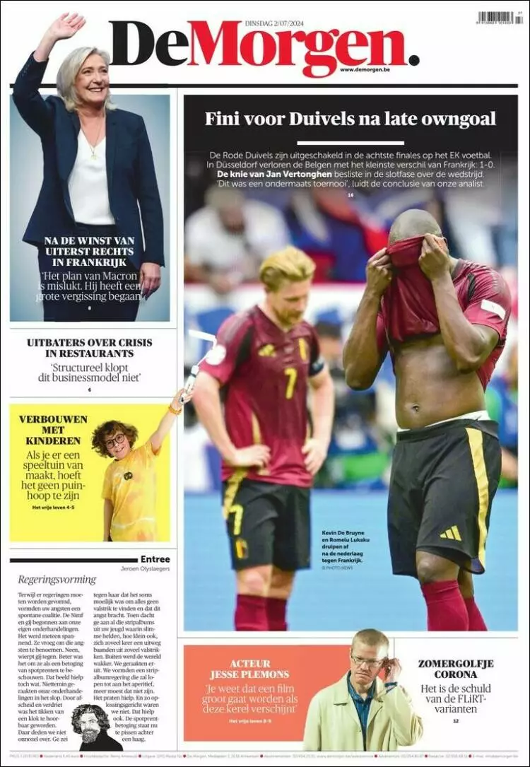 Prima-pagina-de-morgen-edizione-di-oggi-2024-07-02