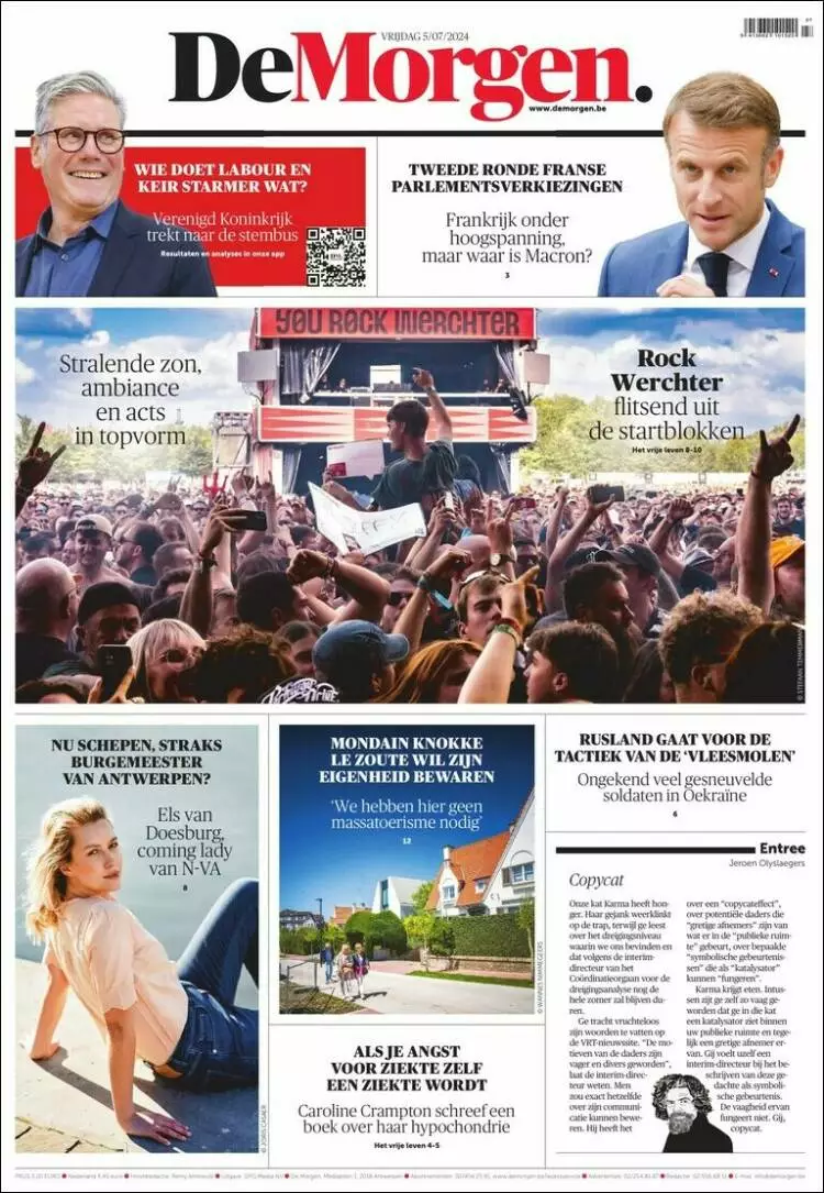 Prima-pagina-de-morgen-edizione-di-oggi-2024-07-05