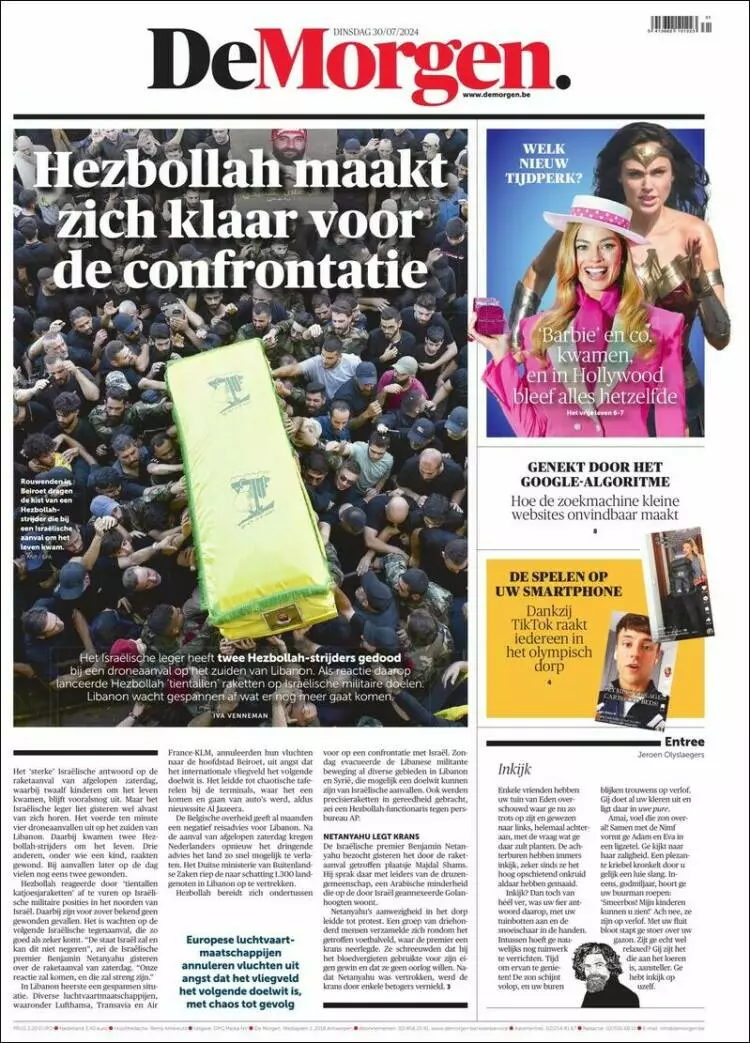 Prima-pagina-de-morgen-edizione-di-oggi-2024-07-30