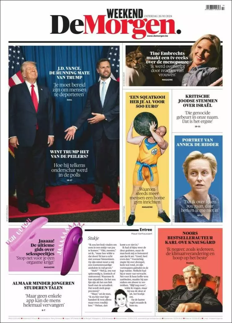 Prima-pagina-de-morgen-edizione-di-oggi-2024-10-26