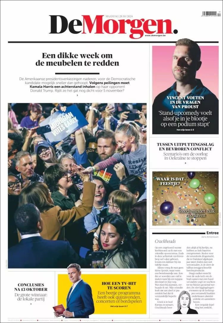 Prima-pagina-de-morgen-edizione-di-oggi-2024-10-28