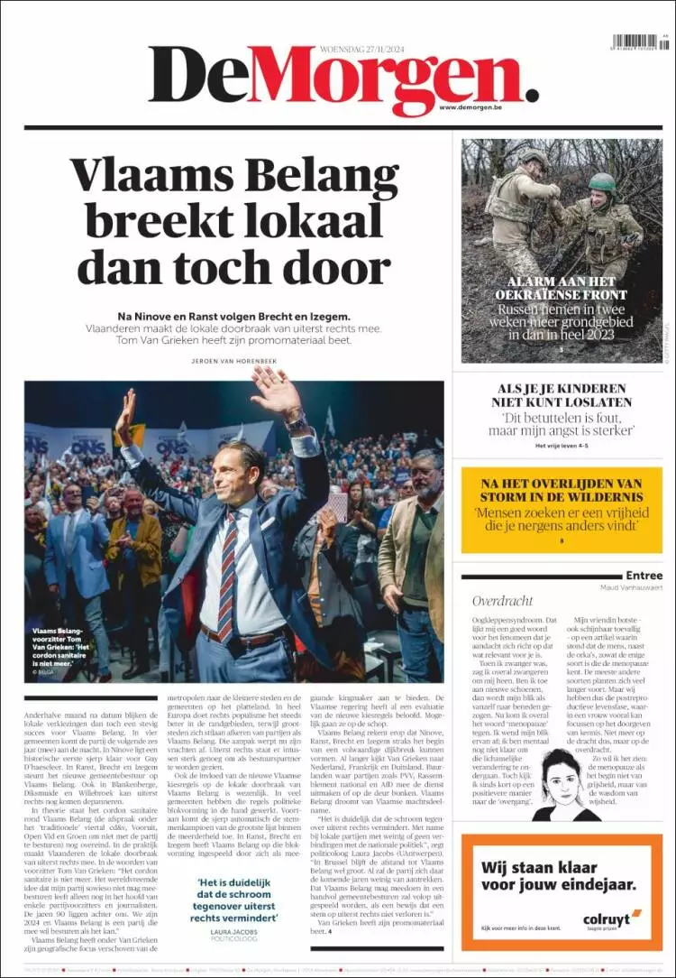 Prima-pagina-de-morgen-edizione-di-oggi-2024-11-27