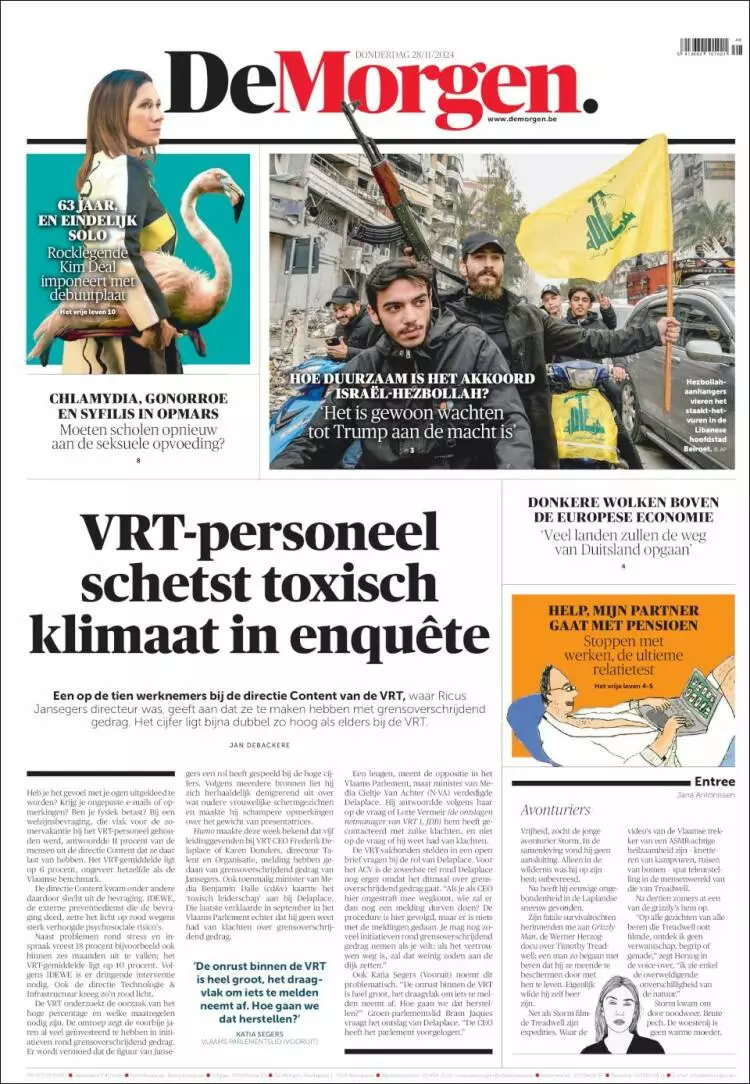 Prima-pagina-de-morgen-edizione-di-oggi-2024-11-28