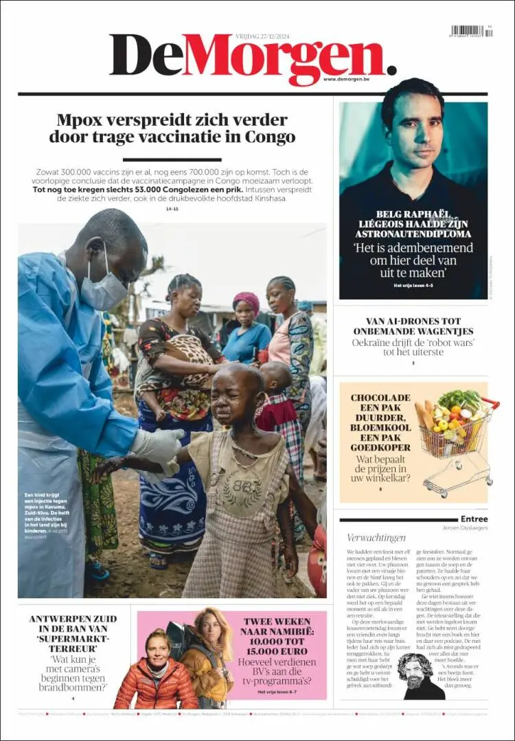 Prima-pagina-de-morgen-edizione-di-oggi-2024-12-27