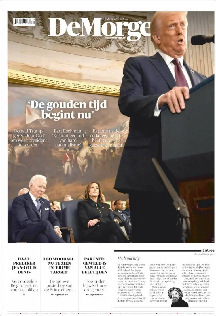 Prima-pagina-de-morgen-edizione-di-oggi-2025-01-21