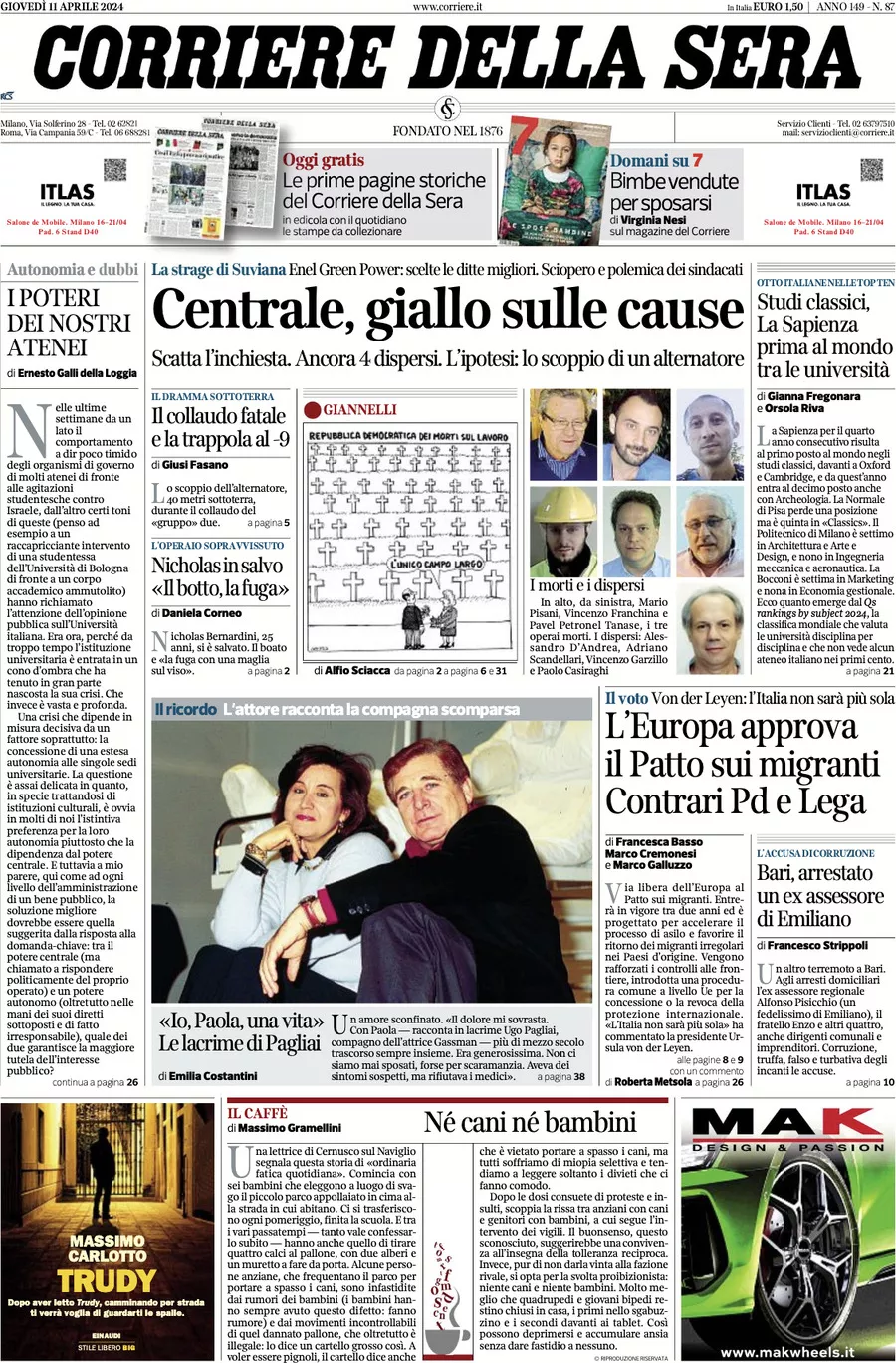 Prima-pagina-del-corriere-della-sera-edizione-di-oggi-11-04-2024