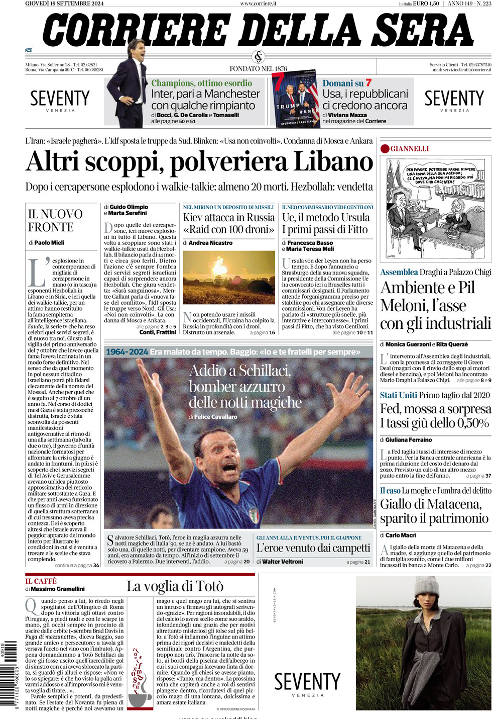 Prima-pagina-del-corriere-della-sera-edizione-di-oggi-19-09-2024