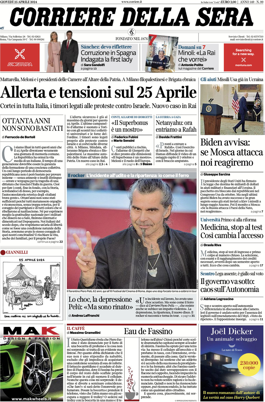 Prima-pagina-del-corriere-della-sera-edizione-di-oggi-25-04-2024