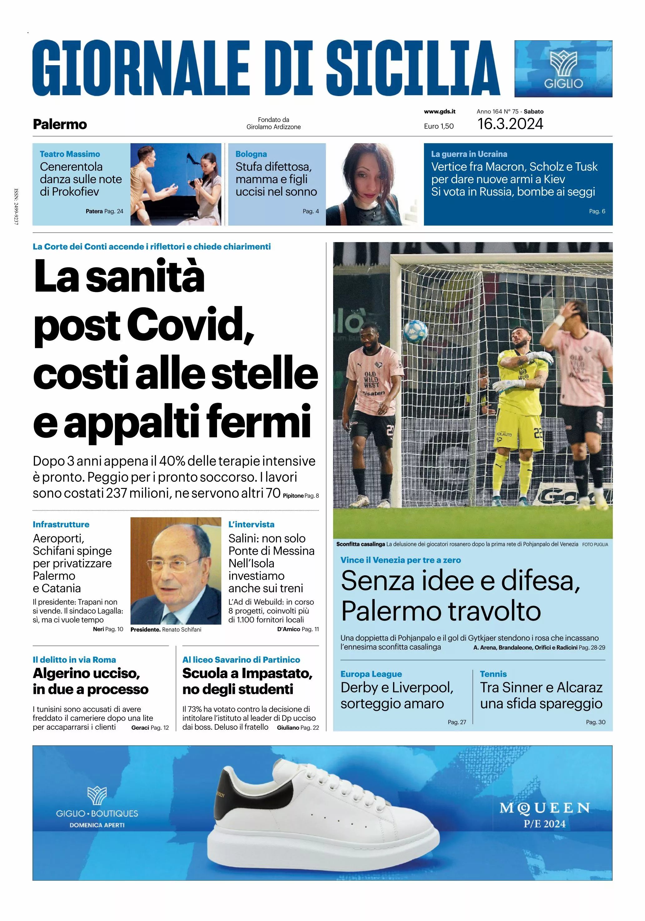 Prima-pagina-giornale-di-sicilia-edizione-palermo-di-oggi-17-03-24