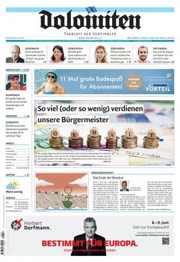 Prima-pagina-dolomiten-del-2024-06-06