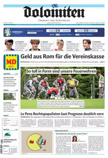 Prima-pagina-dolomiten-del-2024-07-01