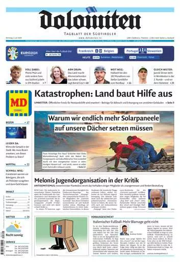 Prima-pagina-dolomiten-del-2024-07-02