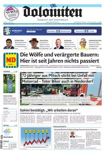 Prima-pagina-dolomiten-del-2024-07-03