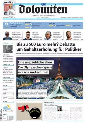 Prima-pagina-dolomiten-del-2024-07-28