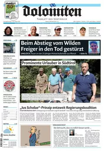 Prima-pagina-dolomiten-del-2024-08-18