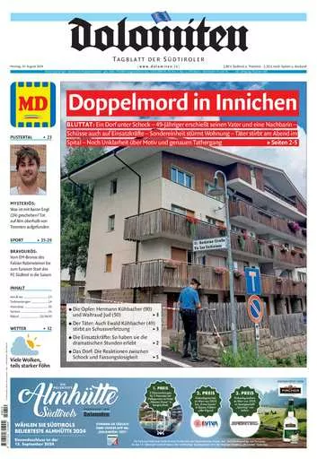 Prima-pagina-dolomiten-del-2024-08-19