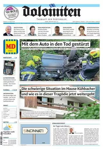 Prima-pagina-dolomiten-del-2024-08-21