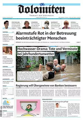 Prima-pagina-dolomiten-del-2024-09-16