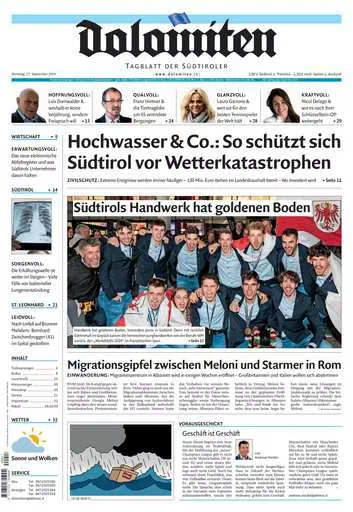 Prima-pagina-dolomiten-del-2024-09-17