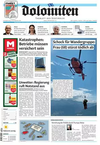 Prima-pagina-dolomiten-del-2024-09-21