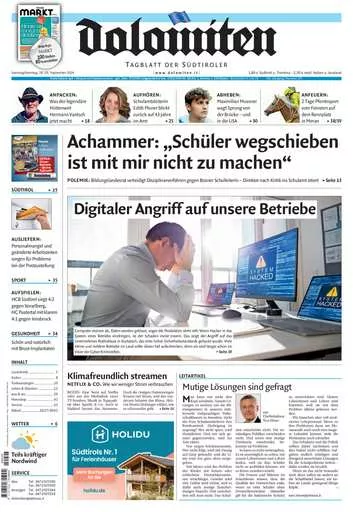 Prima-pagina-dolomiten-del-2024-09-28