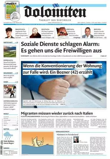 Prima-pagina-dolomiten-del-2024-10-19