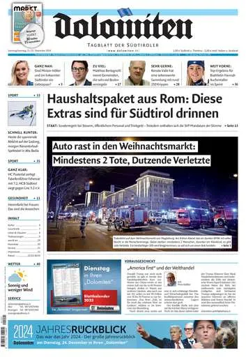 Prima-pagina-dolomiten-del-2024-12-21