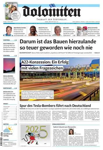 Prima-pagina-dolomiten-del-2025-01-03