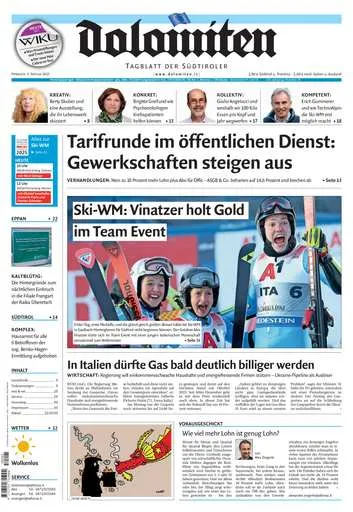 Prima-pagina-dolomiten-del-2025-02-05