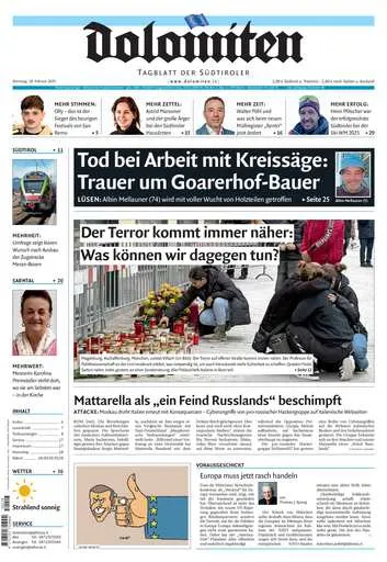 Prima-pagina-dolomiten-del-2025-02-18