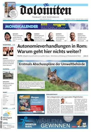 Prima-pagina-dolomiten-del-2025-02-21