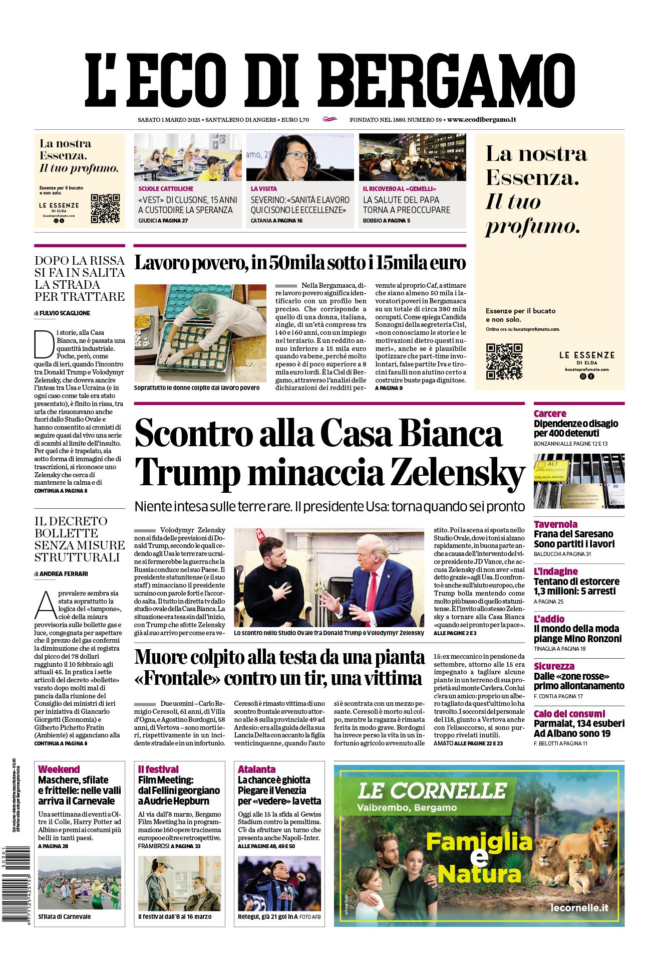 Prima-pagina-eco-di-bergamo-edizione-di-oggi-01-03-2025