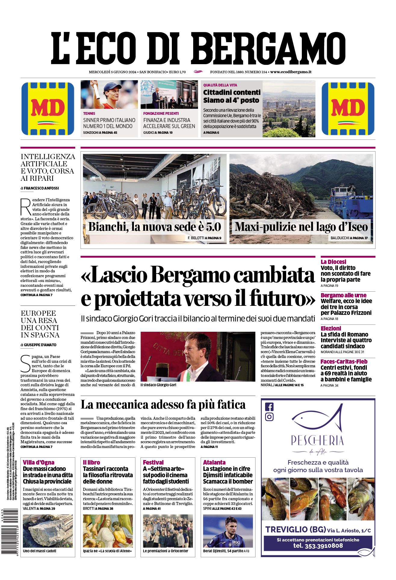 Prima-pagina-eco-di-bergamo-edizione-di-oggi-05-06-2024