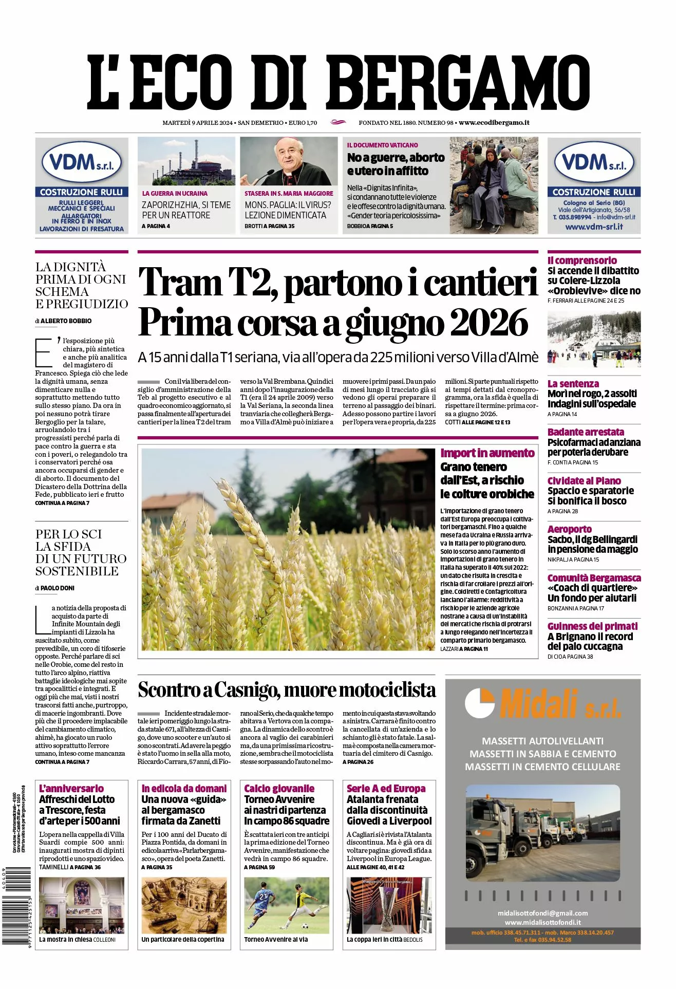 Prima-pagina-eco-di-bergamo-edizione-di-oggi-09-04-2024