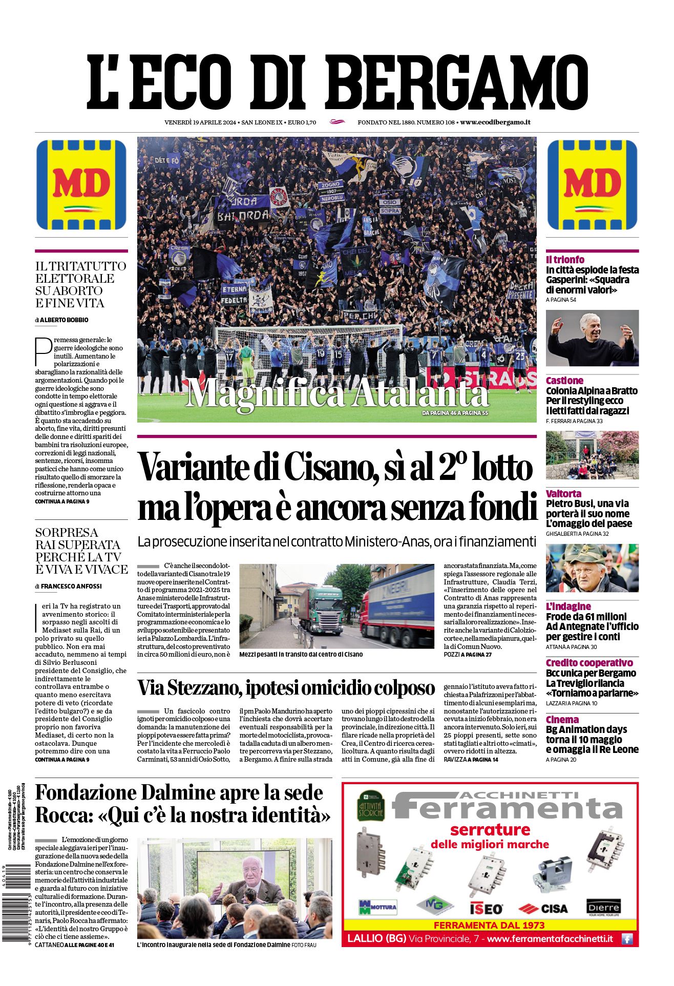 Prima-pagina-eco-di-bergamo-edizione-di-oggi-19-04-2024