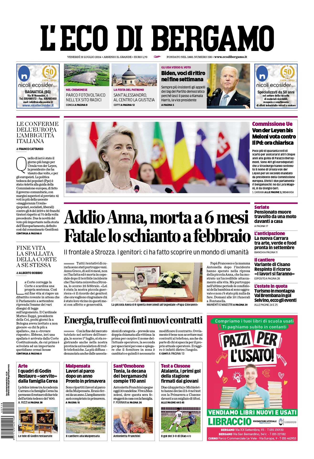 Prima-pagina-eco-di-bergamo-edizione-di-oggi-19-07-2024