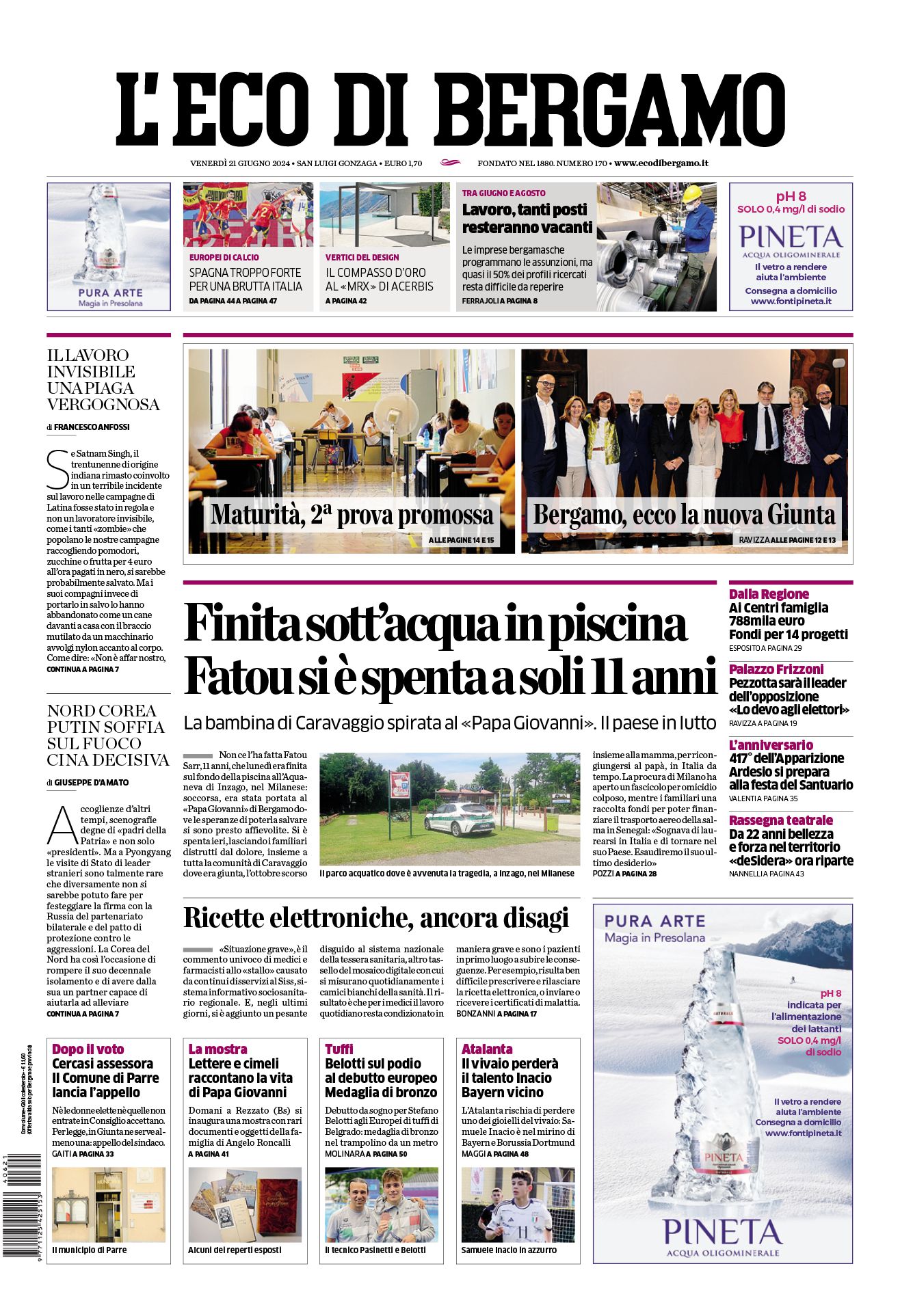 Prima-pagina-eco-di-bergamo-edizione-di-oggi-21-06-2024