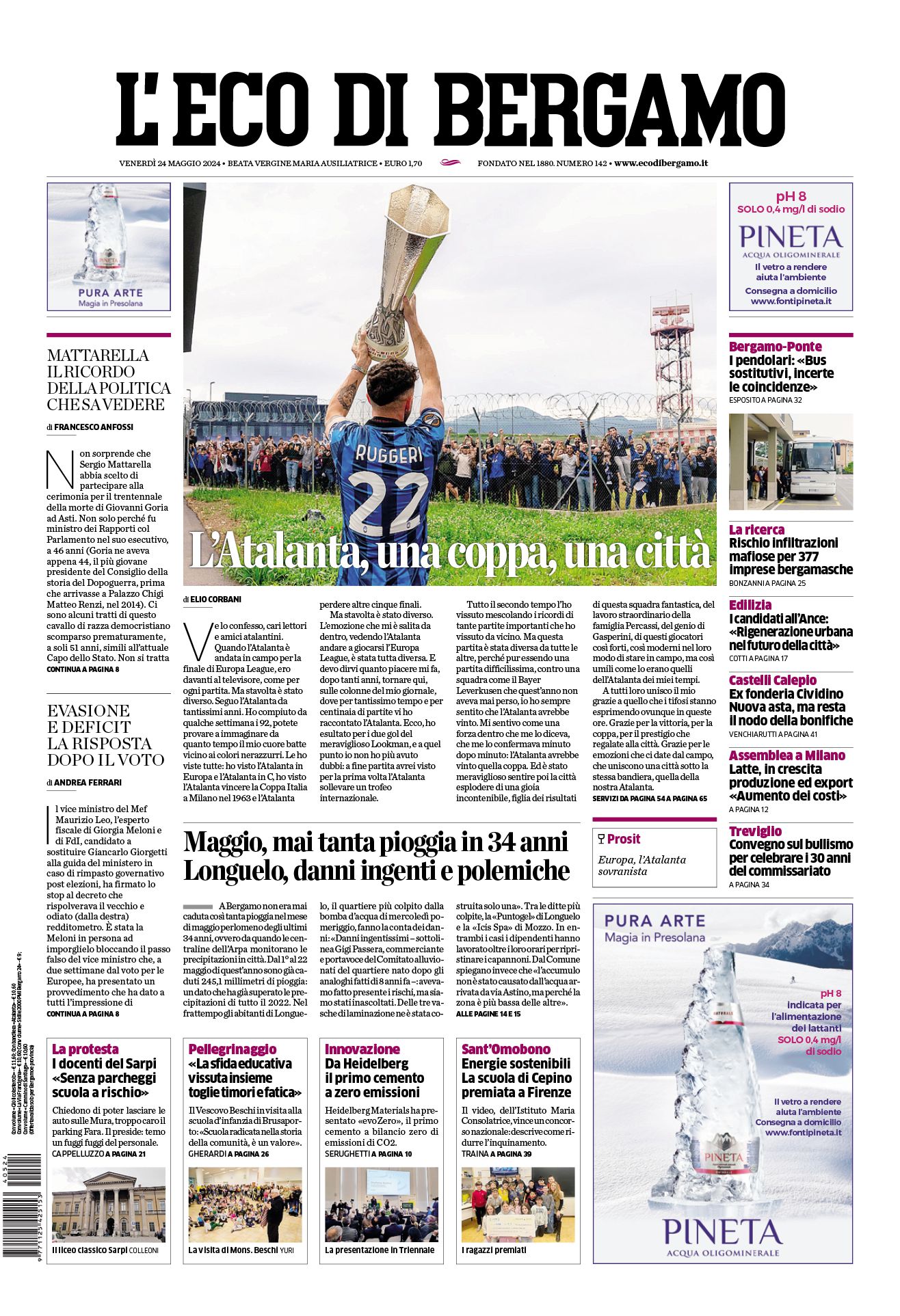 Prima-pagina-eco-di-bergamo-edizione-di-oggi-24-05-2024