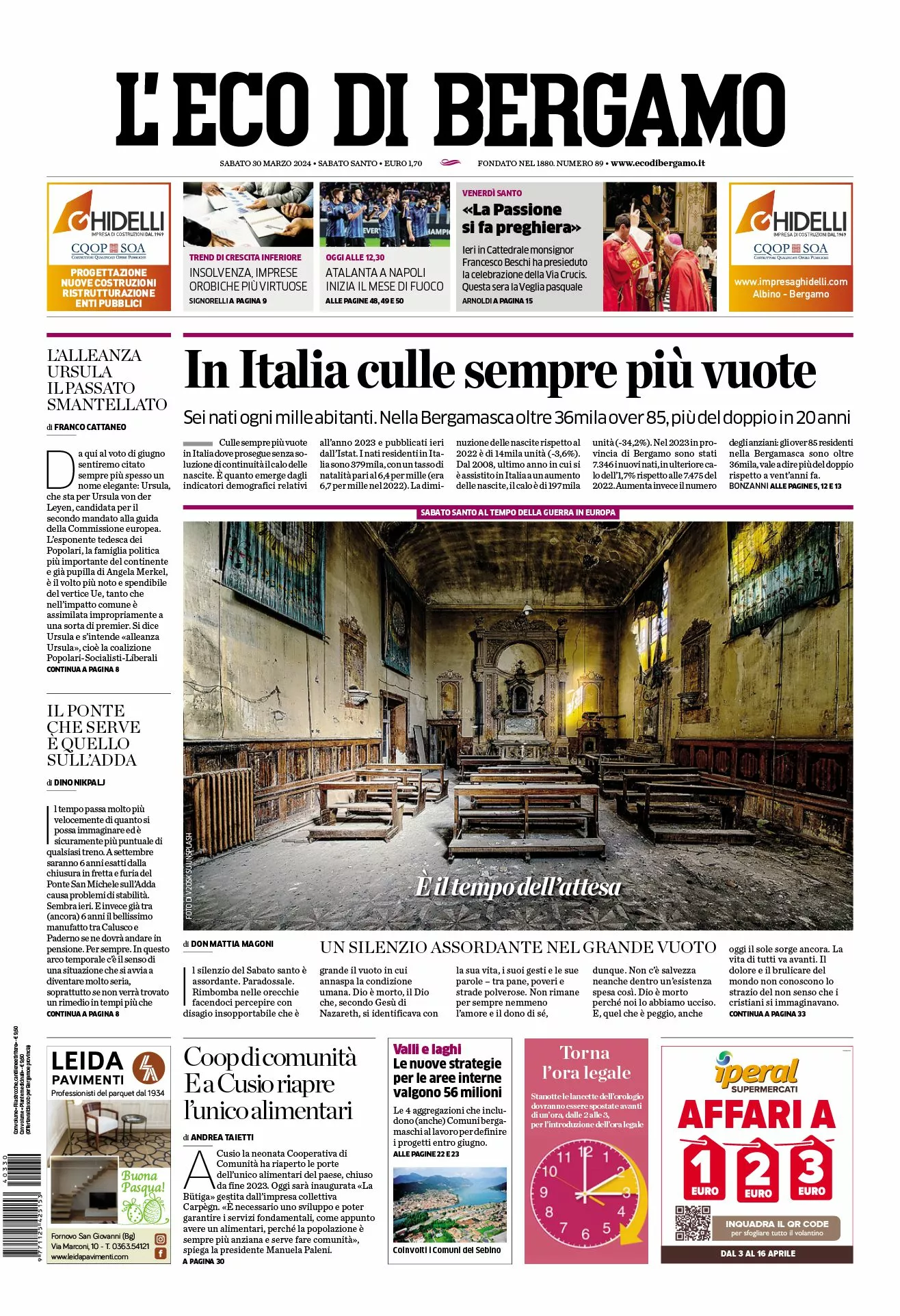 Prima-pagina-eco-di-bergamo-edizione-di-oggi-30-03-2024