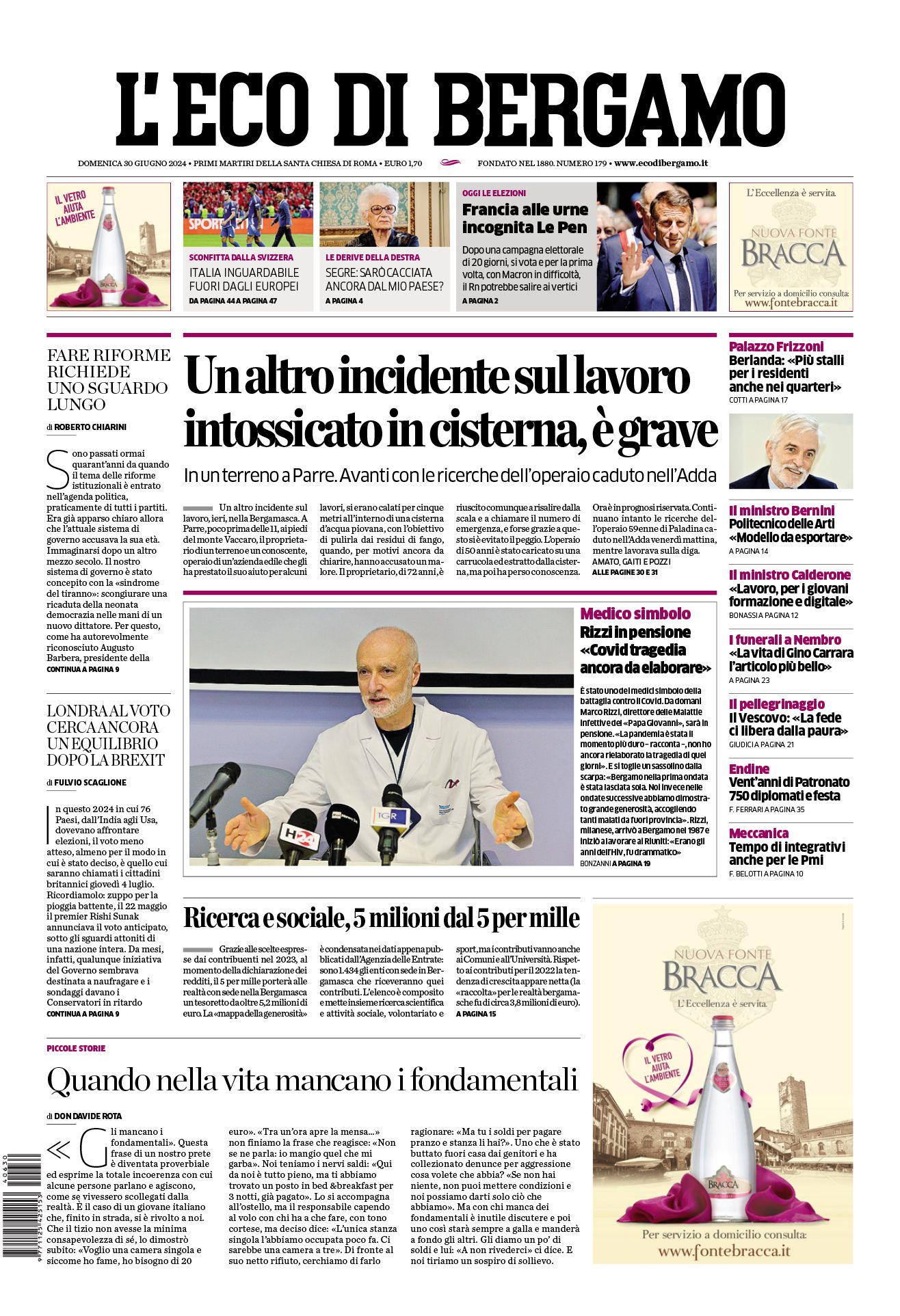 Prima-pagina-eco-di-bergamo-edizione-di-oggi-30-06-2024