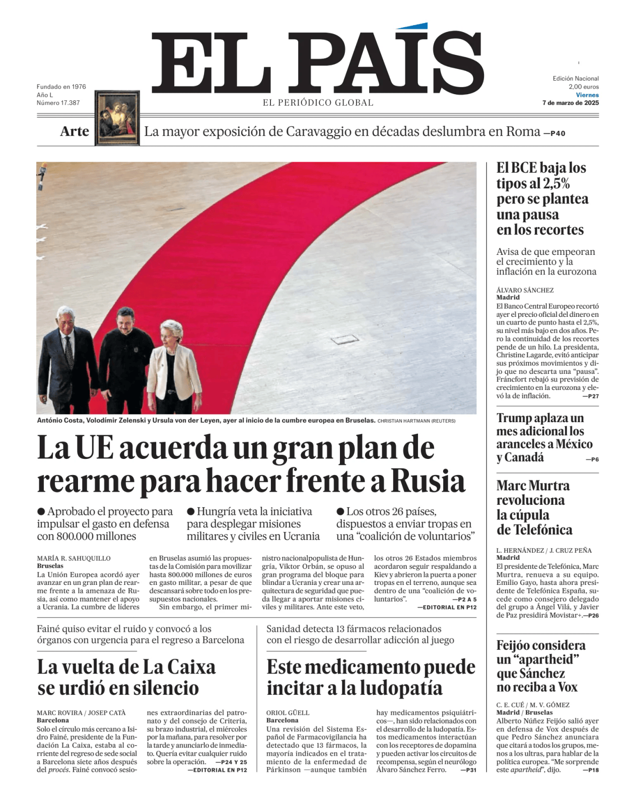 Prima-pagina-el-pais-sport-oggi-edizione-di-oggi-20250307