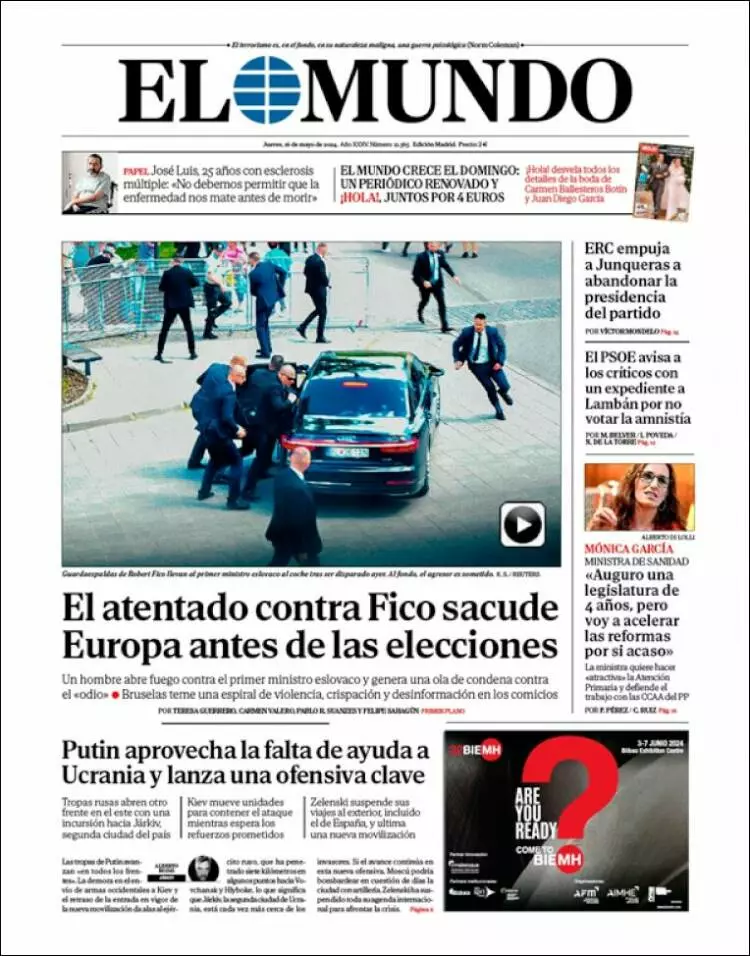 Prima-pagina-elmundo-edizione-di-oggi-16-05-2024