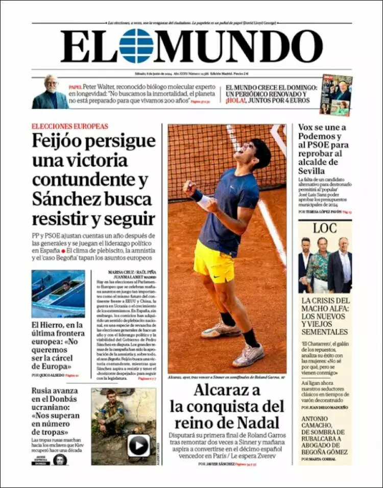 Prima-pagina-elmundo-edizione-di-oggi-2024-06-08