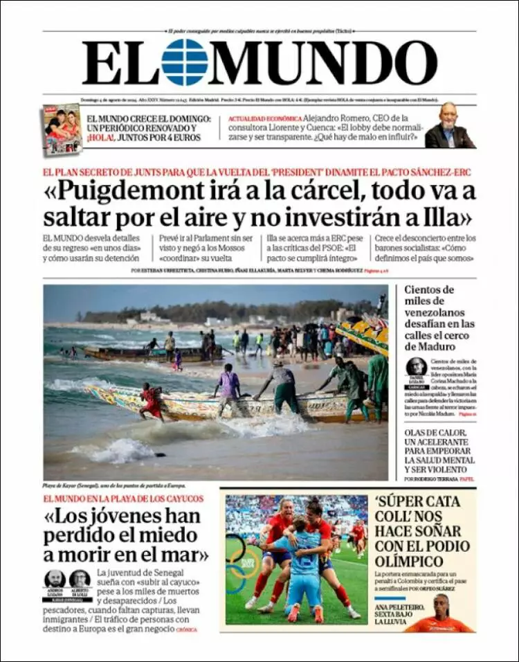 Prima-pagina-elmundo-edizione-di-oggi-2024-08-04