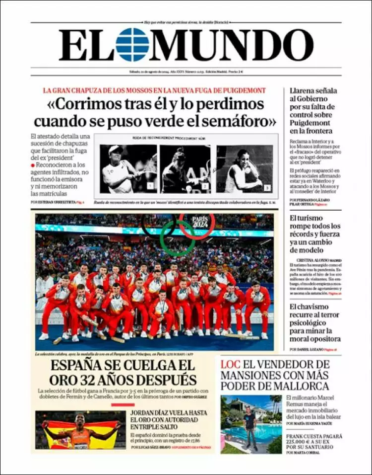 Prima-pagina-elmundo-edizione-di-oggi-2024-08-10