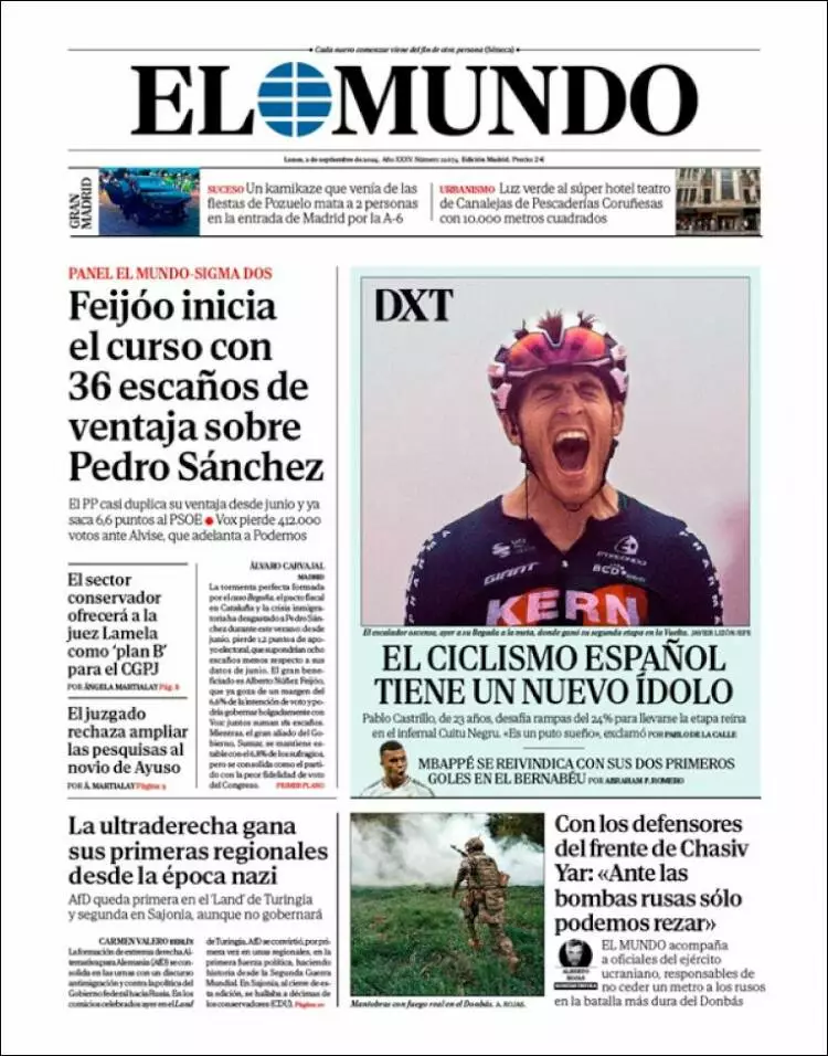 Prima-pagina-elmundo-edizione-di-oggi-2024-09-02