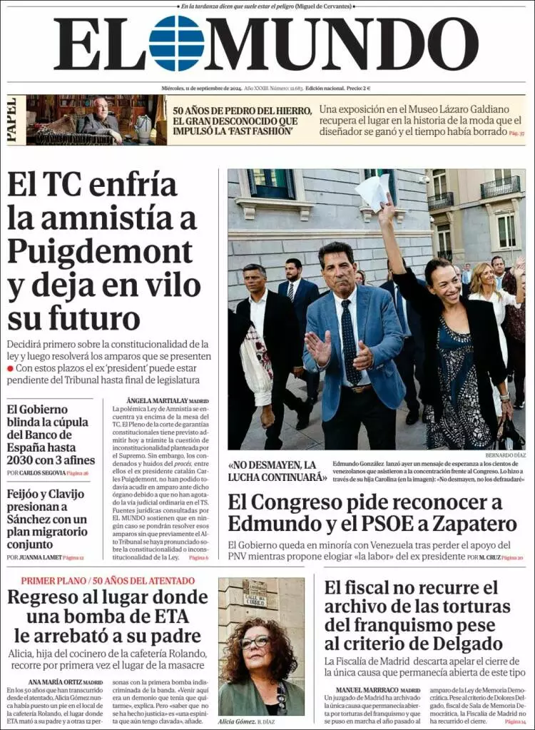 Prima-pagina-elmundo-edizione-di-oggi-2024-09-11