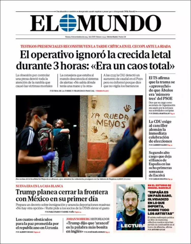 Prima-pagina-elmundo-edizione-di-oggi-2024-11-08