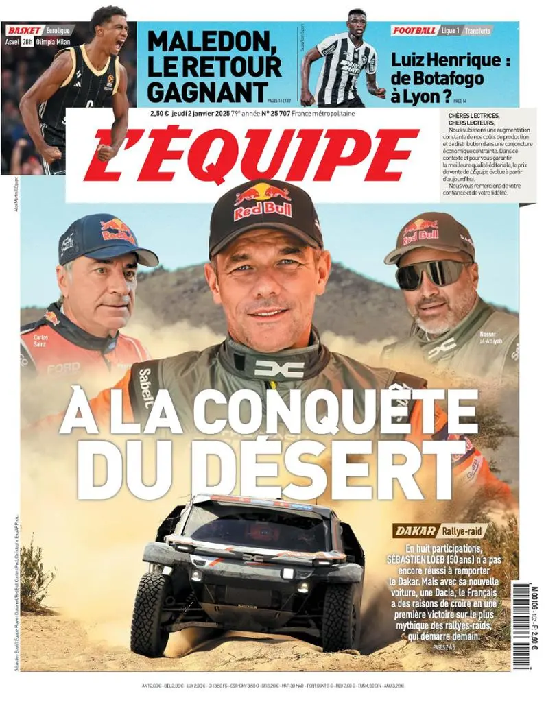 Prima-pagina-equipe-edizione-di-oggi-02-01-2025