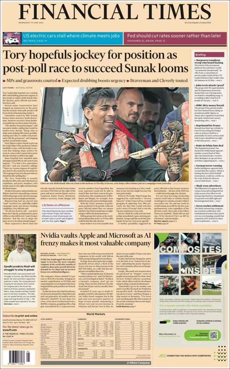 Prima-pagina-financial-times-edizione-di-oggi-2024-06-19